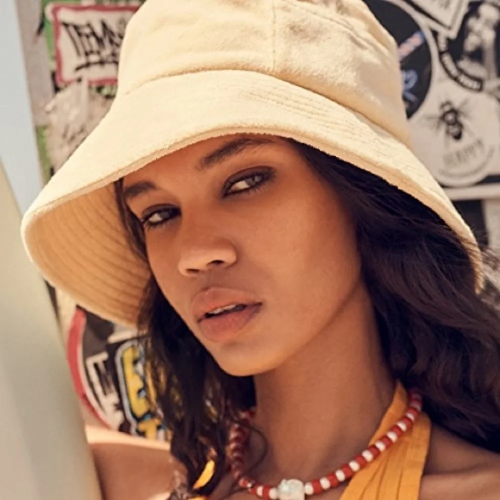 Lack Of Color Terry Cloth Wave Bucket Hat